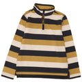 Fat Face Sudadera con cremallera y cuello para niños, jersey, 12-13 años, multicolor, a rayas