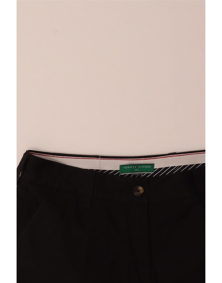 TOMMY HILFIGER Womens Chino Shorts W30 Medium Black