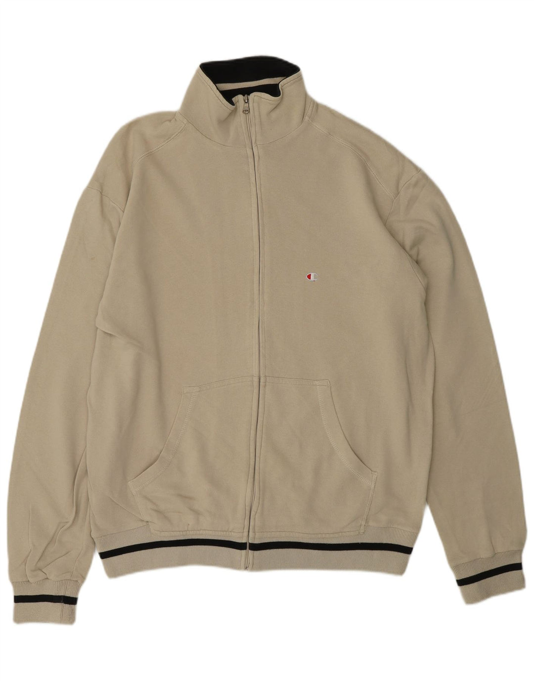 CHAMPION Chaqueta de chándal para hombre XL Algodón beige