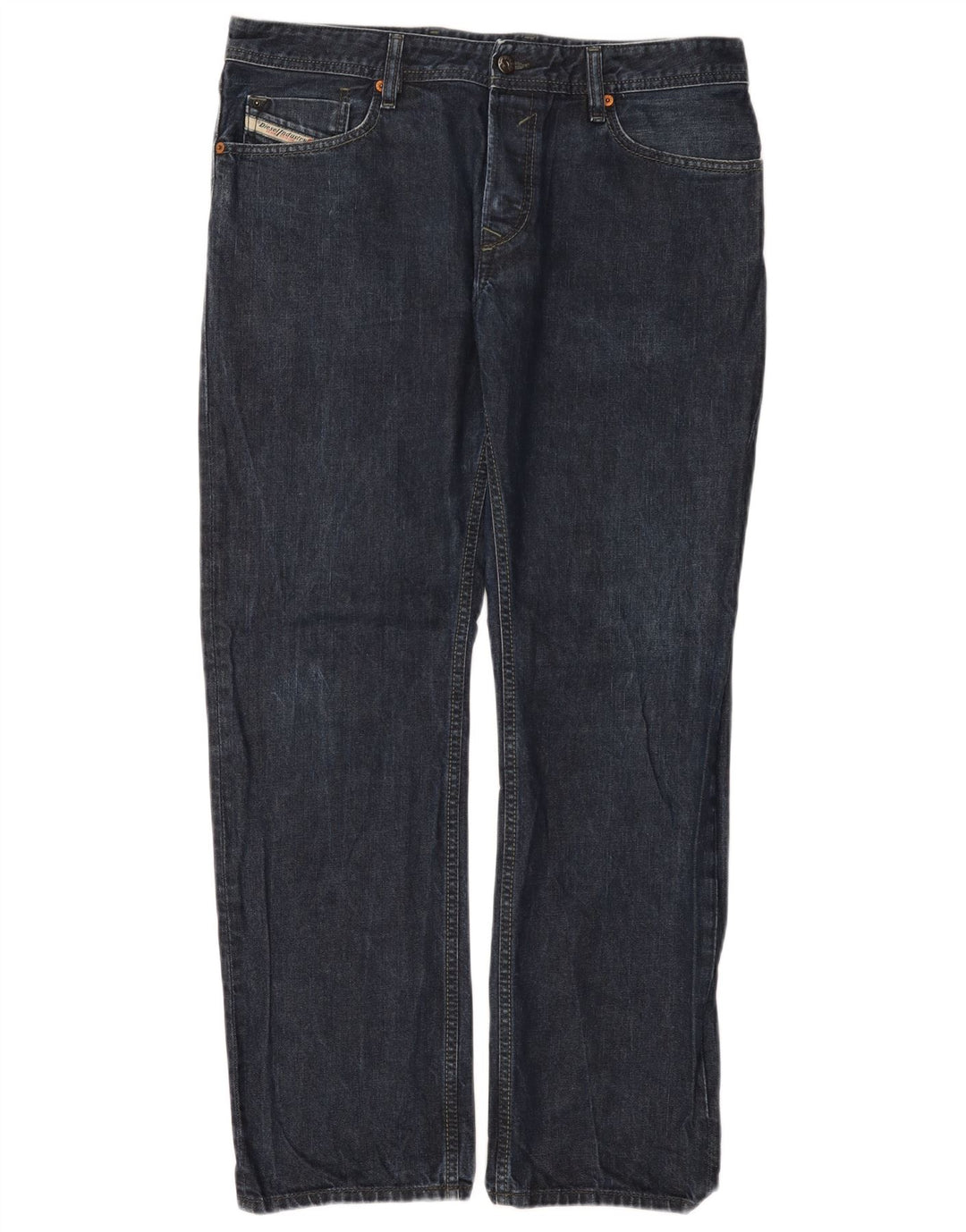 Diesel Hombre Waykee Vaqueros Rectos Regulares W34 L32 Algodón Azul