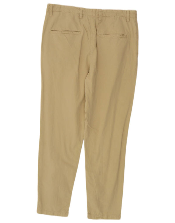 Zara Mens Slim Chino Pantalones EU 40 Medium W31 L28 Algodón Beige