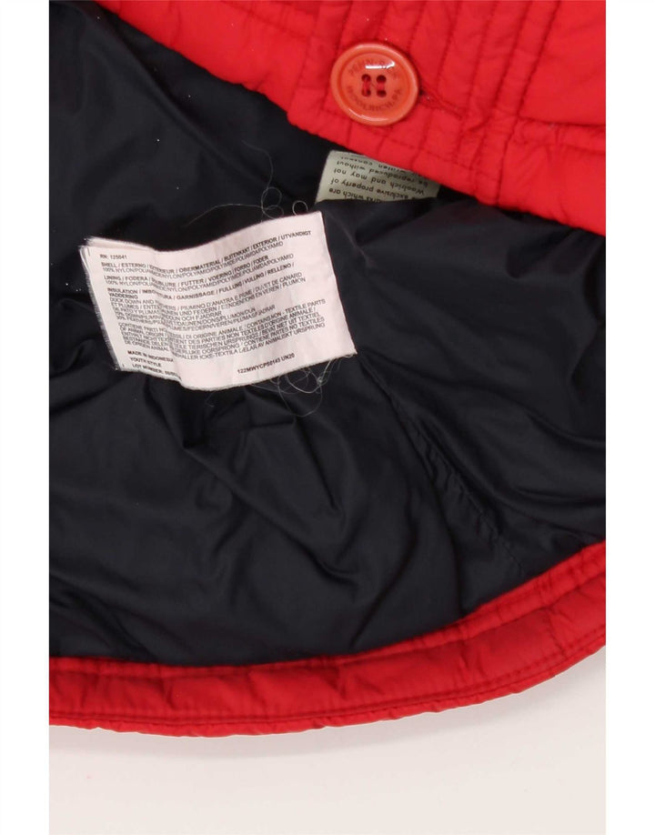 Woolrich Chaqueta acolchada con capucha Penn-Rich para hombre UK 38 Medium Red Nylon