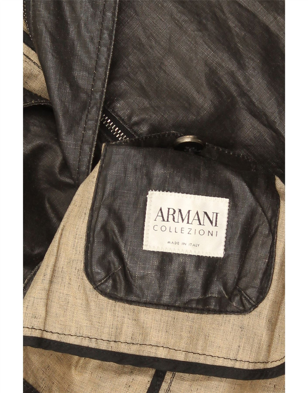 Armani Collezioni Chaqueta tipo blazer de 2 botones para hombre UK 38 Medium Black