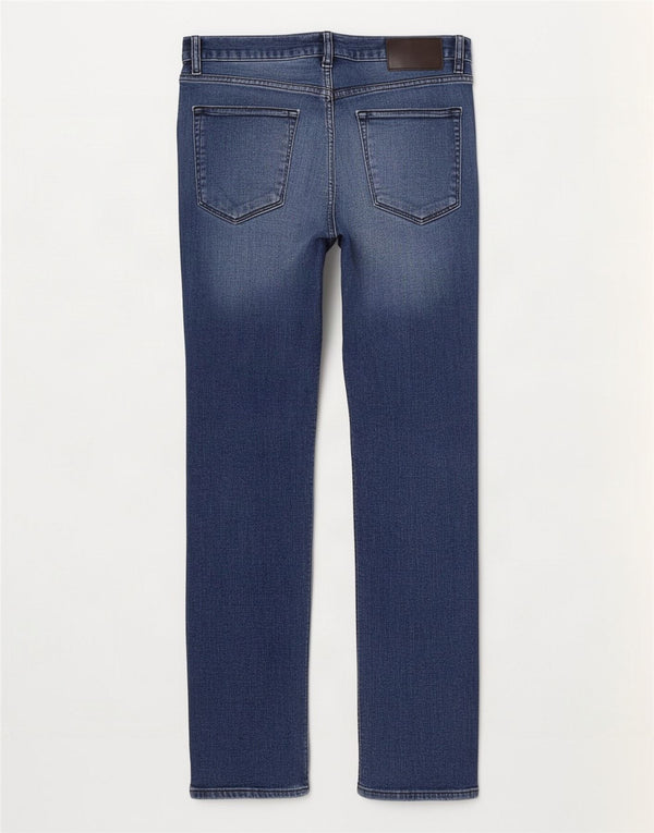 Vaqueros Hugo Boss Hombre Rectos W32 L30 Algodón Azul