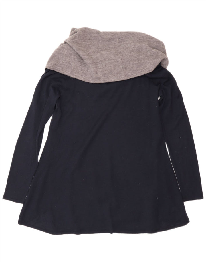 Phase Eight Suéter tipo jersey con cuello vuelto para mujer UK 40 Azul marino mediano