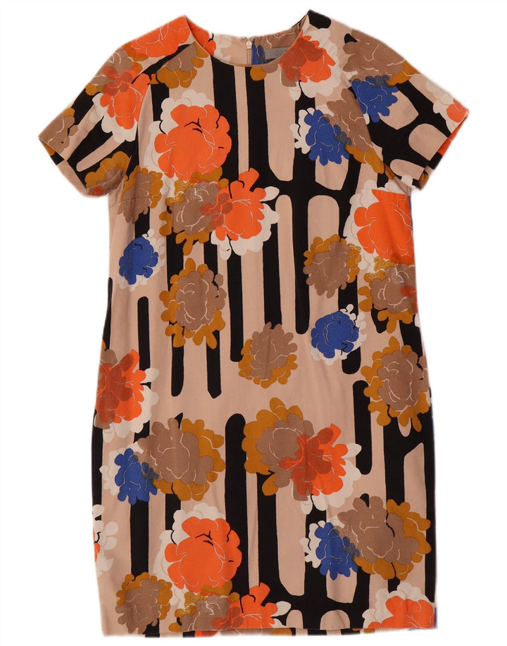 COS Vestido recto para mujer EU 36 Pequeño algodón floral multicolor