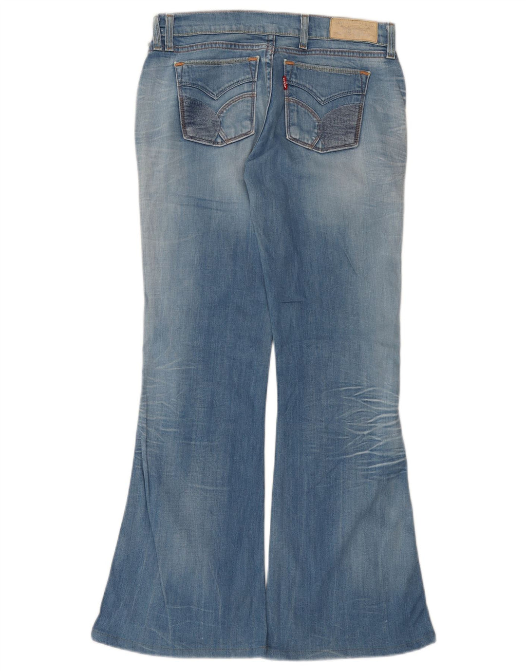 Vaqueros Levi's Mujer Acampanados W29 L32 Algodón Azul