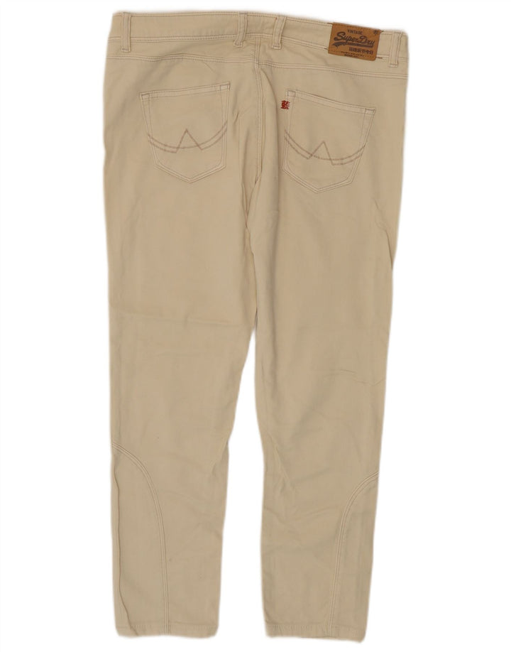 Vaqueros Superdry Mujer Slim W32 L25 Algodón Beige