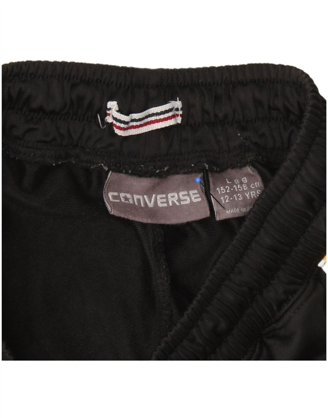 CONVERSE Boys Chuck Taylor Tracksuit Trousers 12-13 Years Large Black