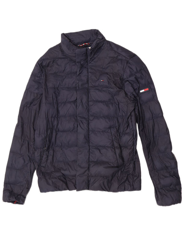 Tommy Hilfiger Chaqueta acolchada para hombre UK 36 Small Poliamida azul marino