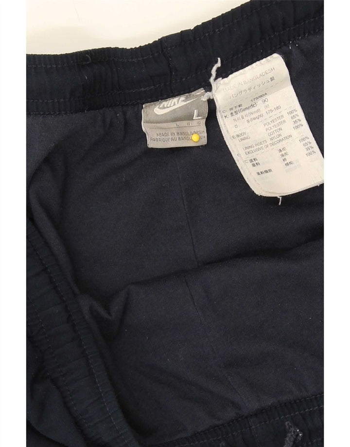 Nike - Pantalón de chándal para hombre, talla grande, azul marino, poliéster