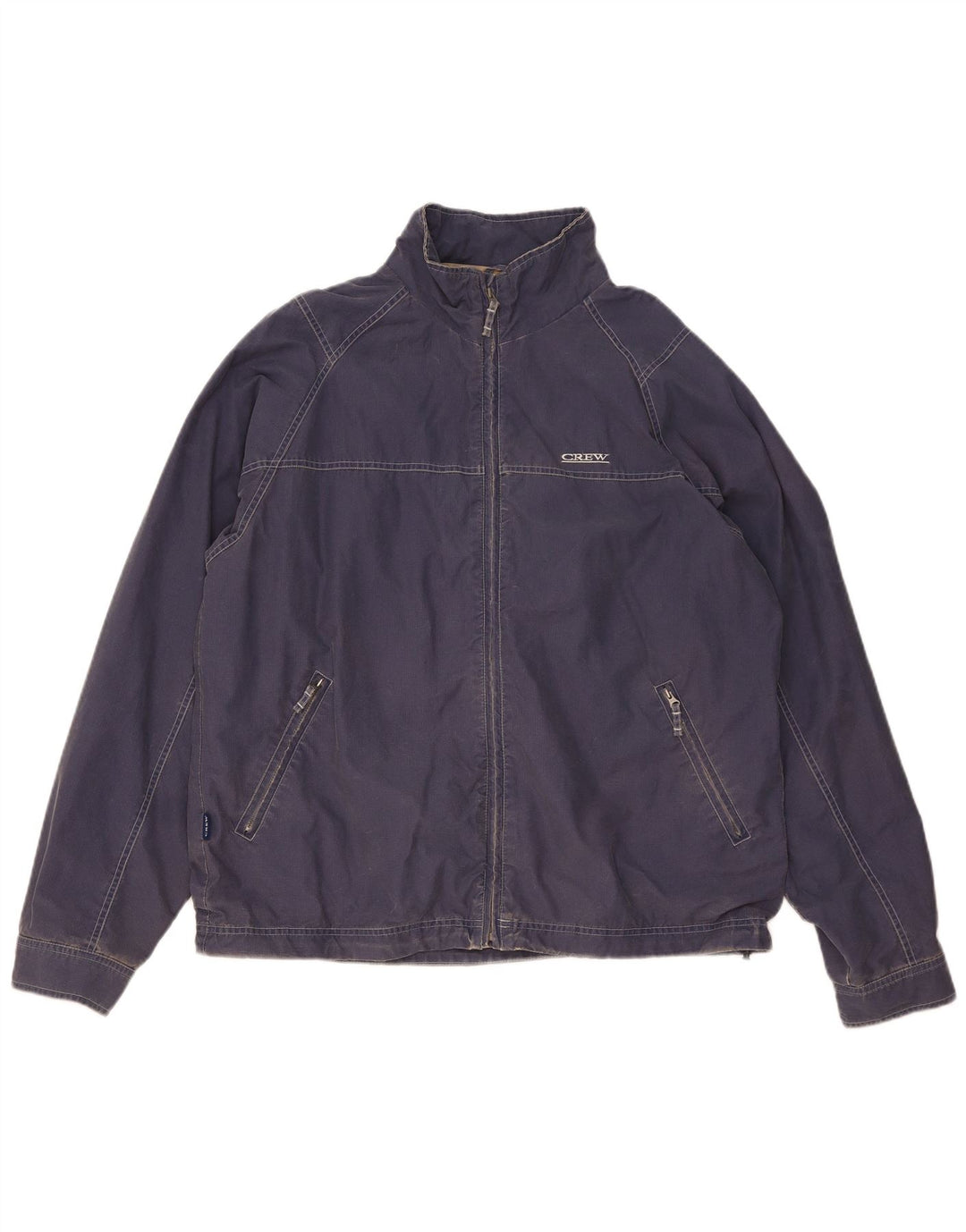 Crew Clothing Chaqueta bomber para hombre UK 38 Algodón azul medio