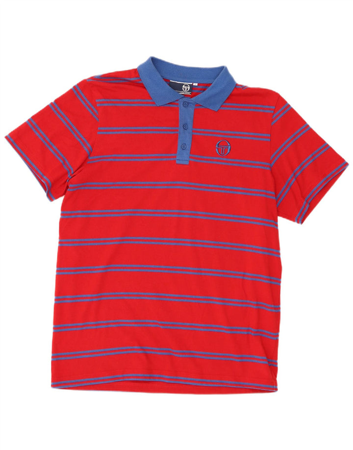 Sergio Tacchini Polo Hombre Poliéster Rayas Rojas Grandes