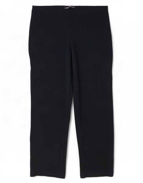 Marks & Spencer Pantalones Casuales para Mujer UK 12 Medium W30 L28 Azul Marino