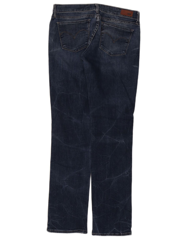 Levi's Vaqueros rectos Demi Curve para mujer con talle moderno W29 L32 Azul marino