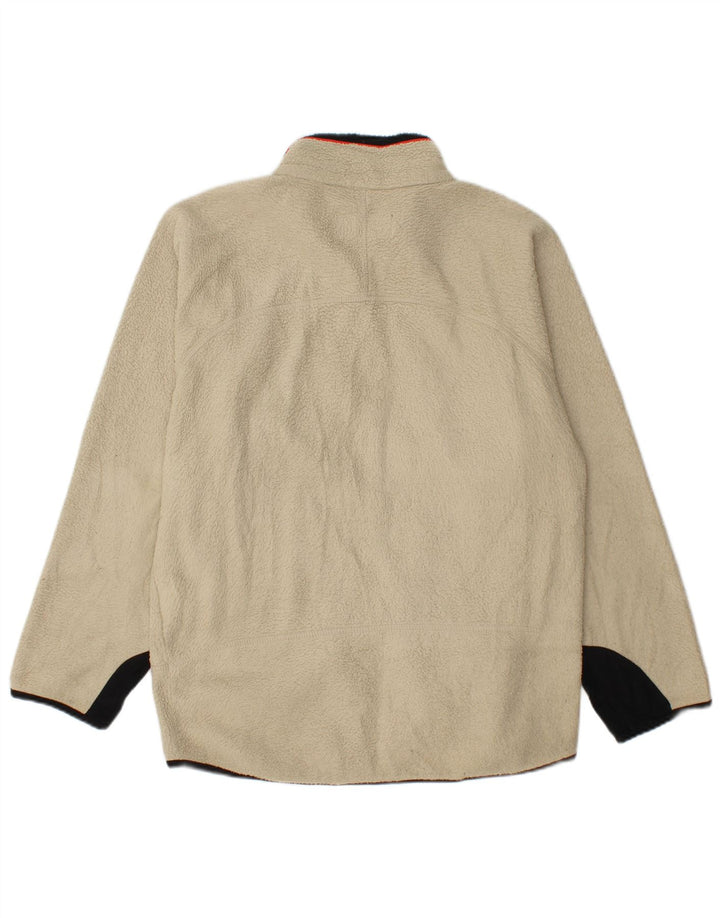 FILA Chaqueta polar para hombre UK 36 Small Off White Colorblock