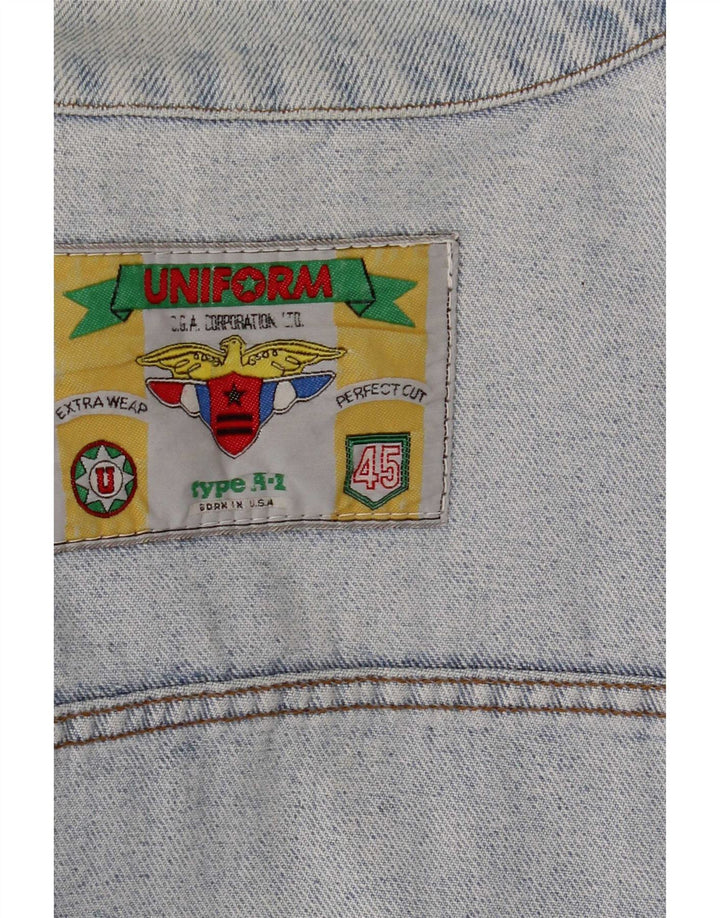 Chaqueta vaquera uniforme para hombre UK 38 Azul medio