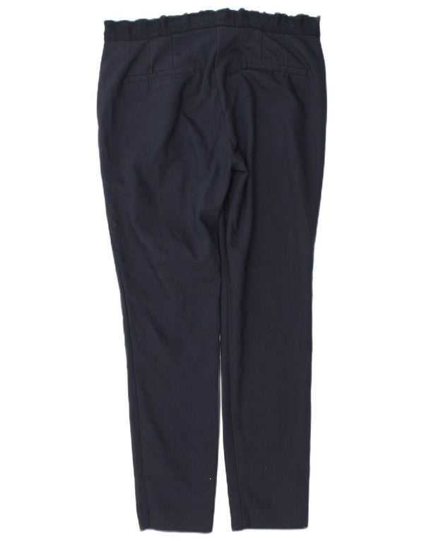Zara Mujer Pantalón Chino Slim Small W26 L27 Azul Marino