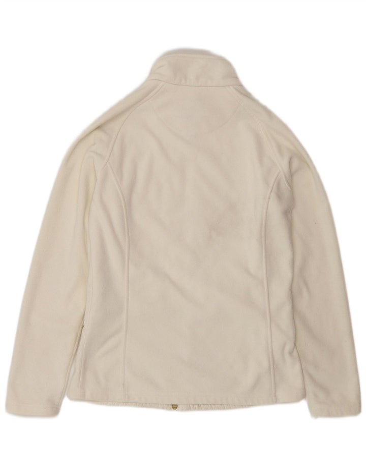 Musto Chaqueta polar para mujer UK 10 Small Poliéster blanco