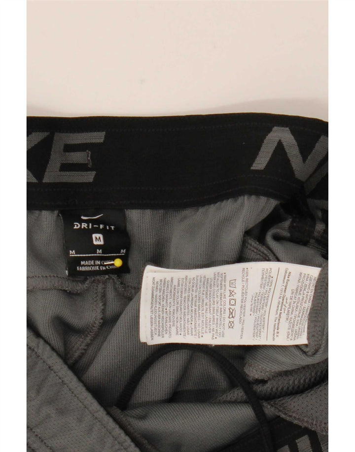 Pantalones cortos deportivos Nike Dri Fit para hombre Poliéster color block gris medio