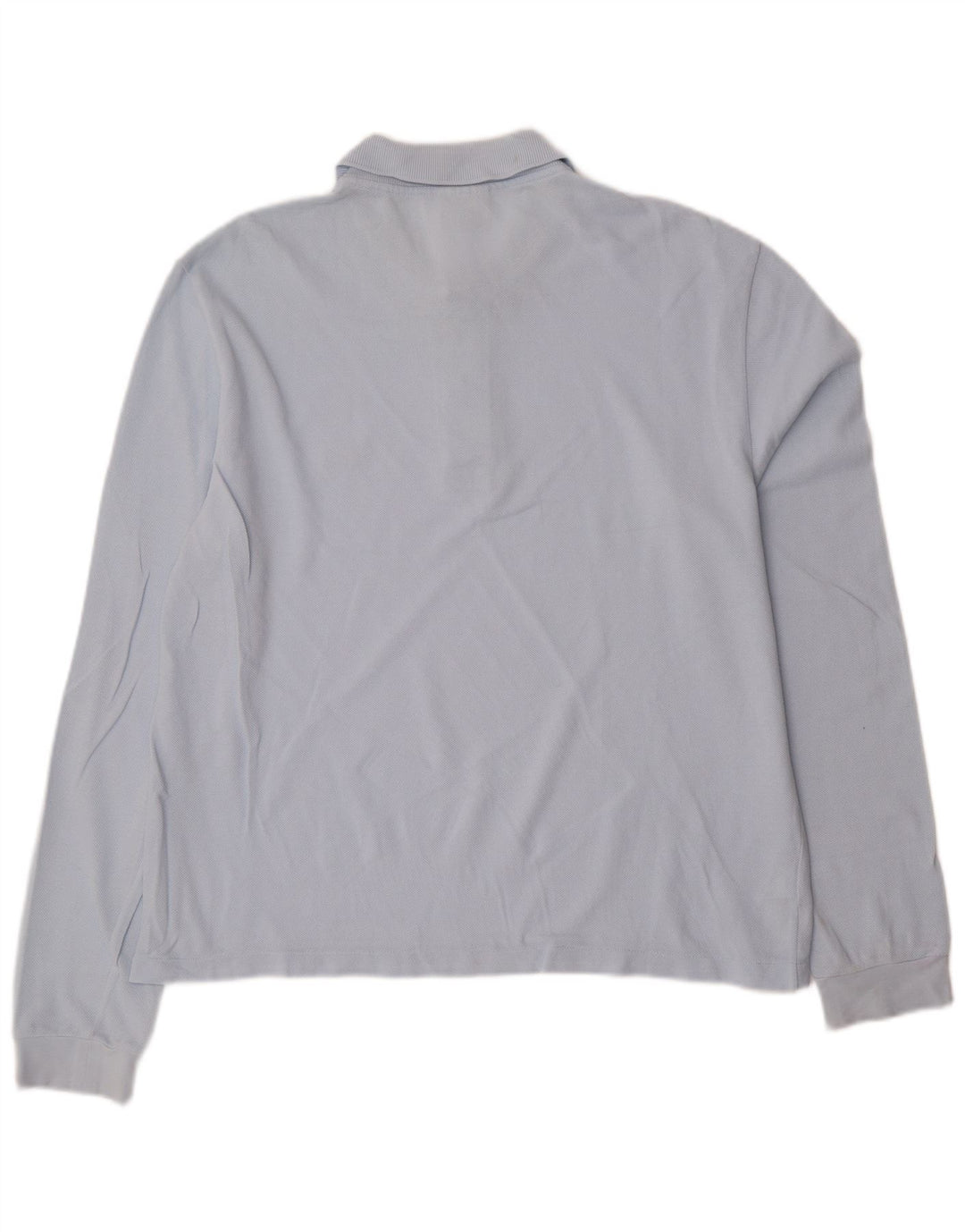 LACOSTE Polo de manga larga para hombre talla 4 algodón azul medio