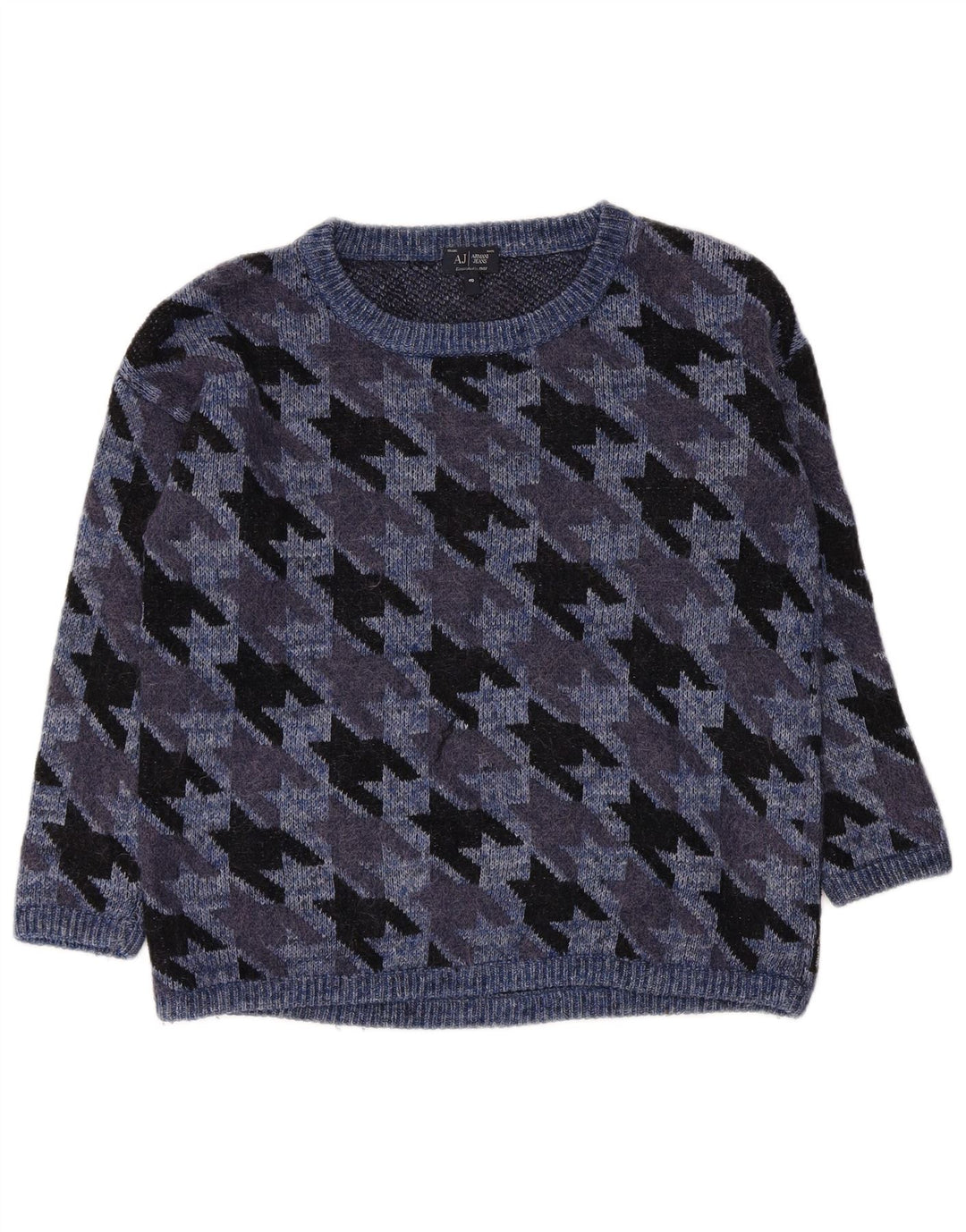 Armani Jeans Mujer Cuello Barco Jersey Jersey EU 40 Medio Azul Marino