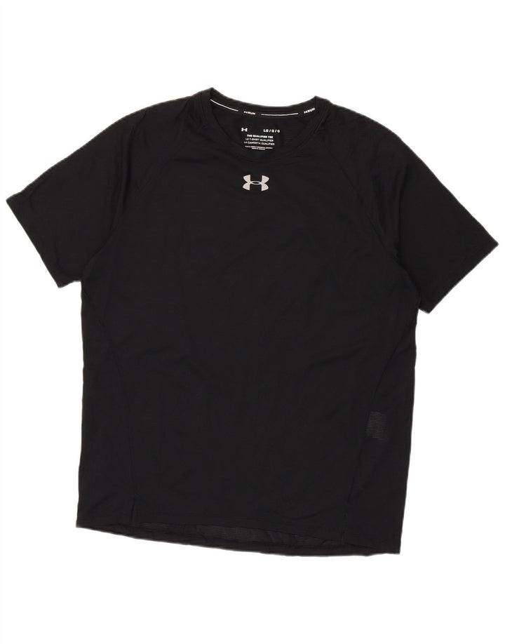 Camiseta Under Armour Hombre Top Grande Poliéster Negro
