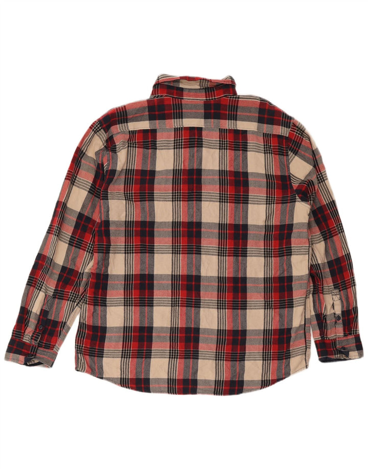 Camisa de franela DC Hombre XL Algodón a cuadros multicolor