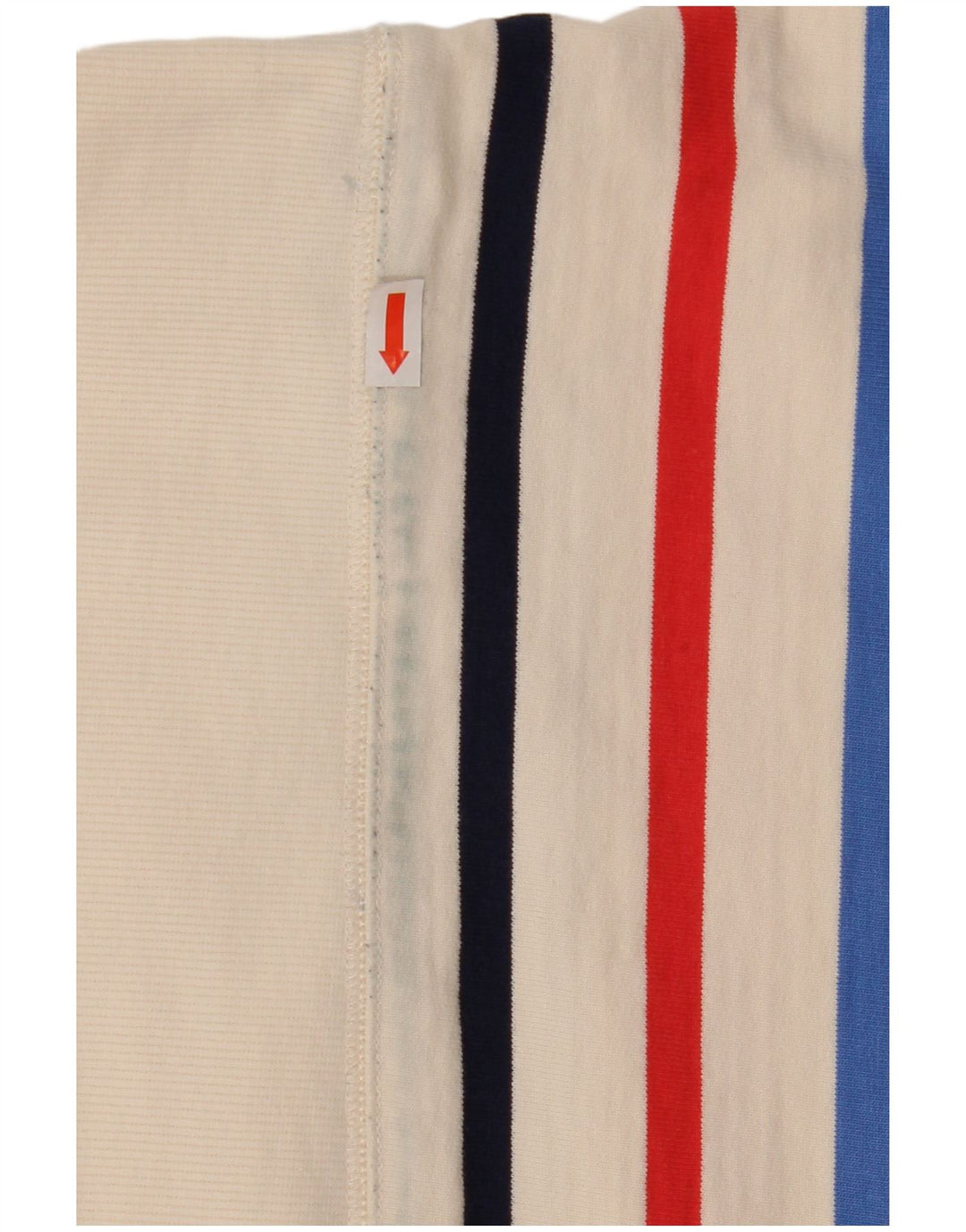 Joules Sudadera extragrande para mujer, talla 8, algodón a rayas blancas pequeñas