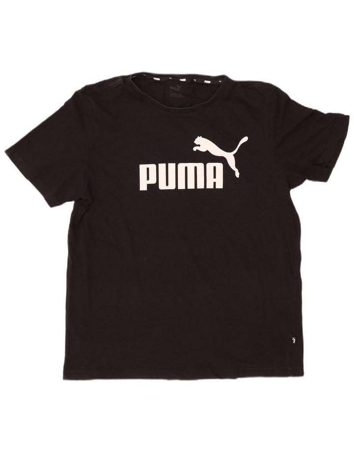 PUMA - Camiseta gráfica para hombre, talla grande, color negro