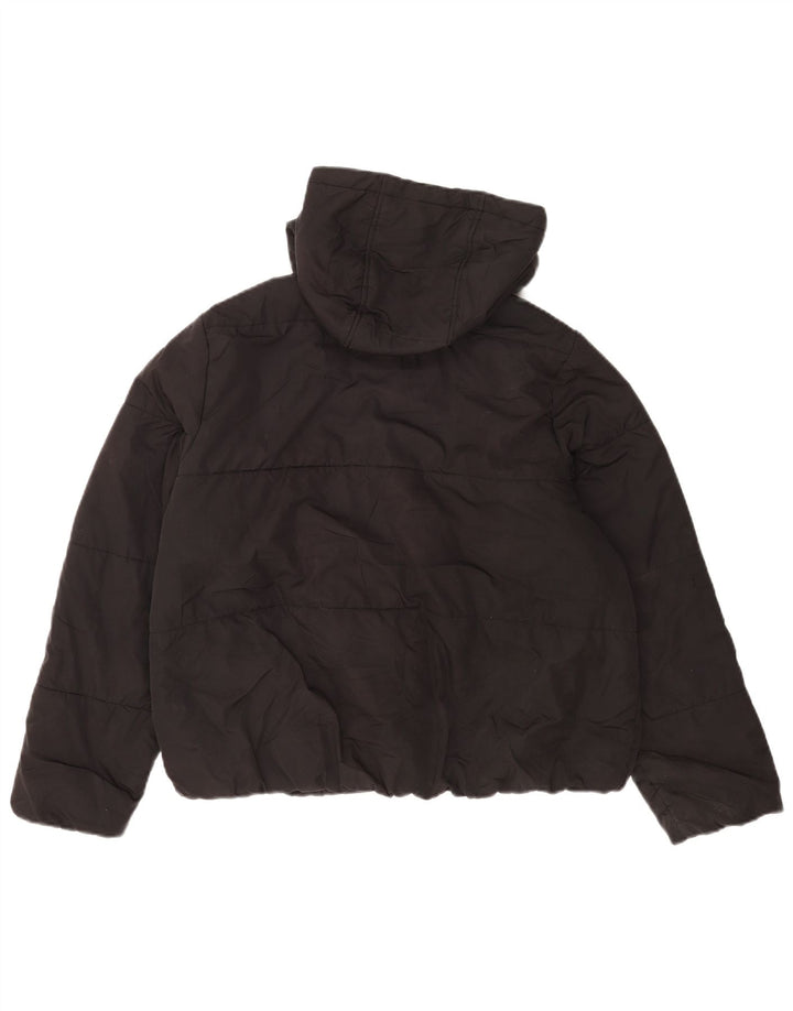 Marks & Spencer Chaqueta Acolchada Extragrande con Capucha para Mujer UK 44 Grande Negro