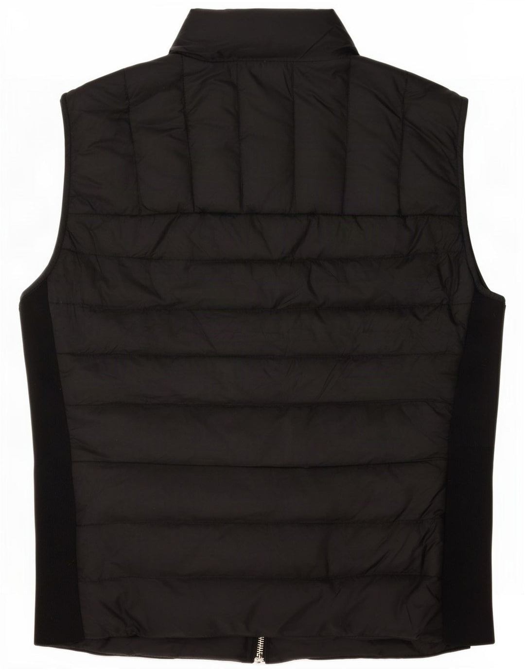 Zara Mujer Chaleco Acolchado UK 42 Medio Negro Poliéster