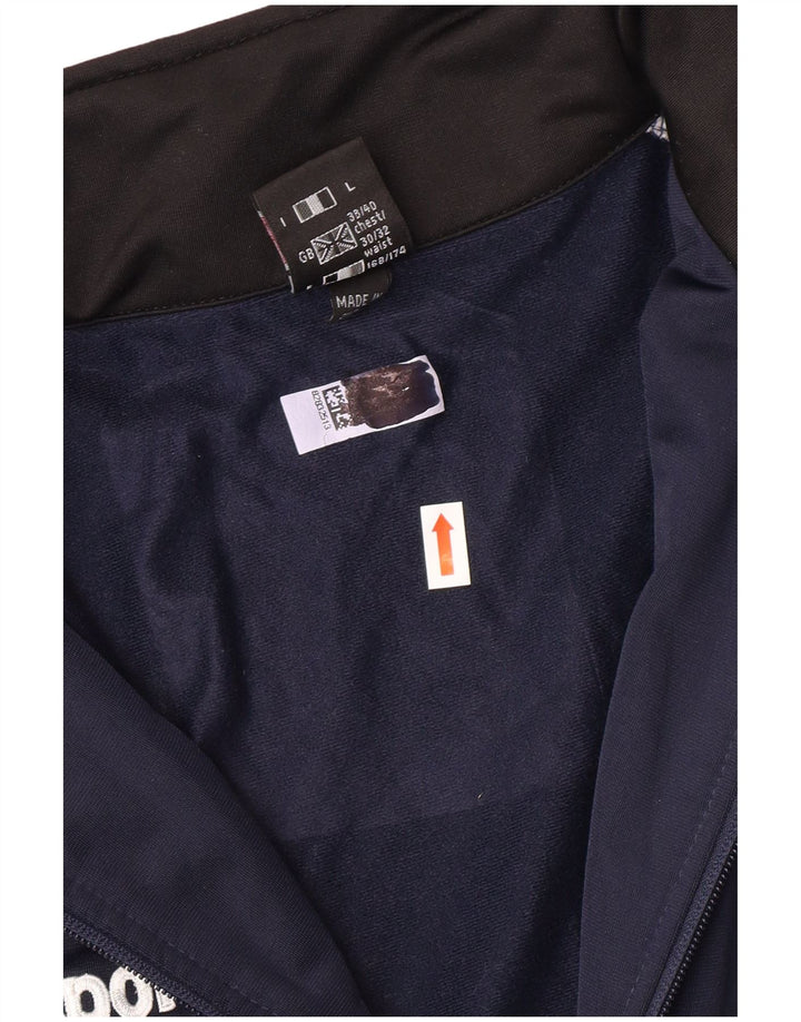 Uhlsport Chaqueta de Chándal para Hombre UK 38/40 Medium Azul Marino Poliéster