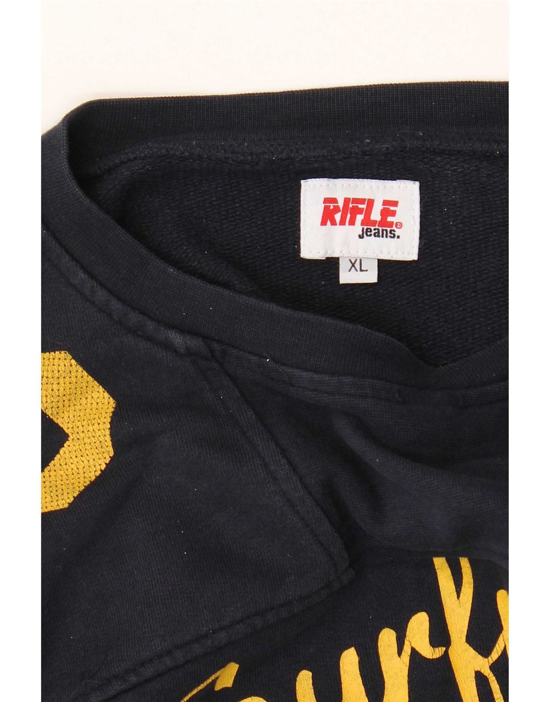 Rifle Sudadera Gráfica Hombre Jumper XL Azul Marino