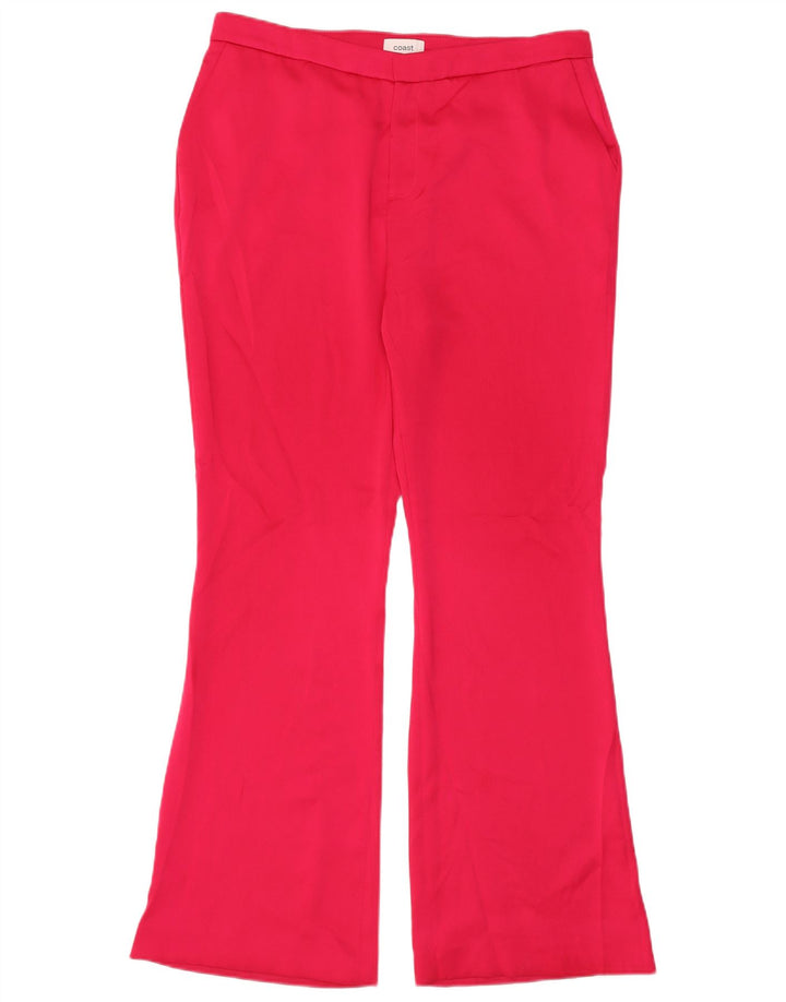 Coast Pantalones Chinos Bootcut para Mujer UK 40 Large W36 L32 Poliéster Rosa