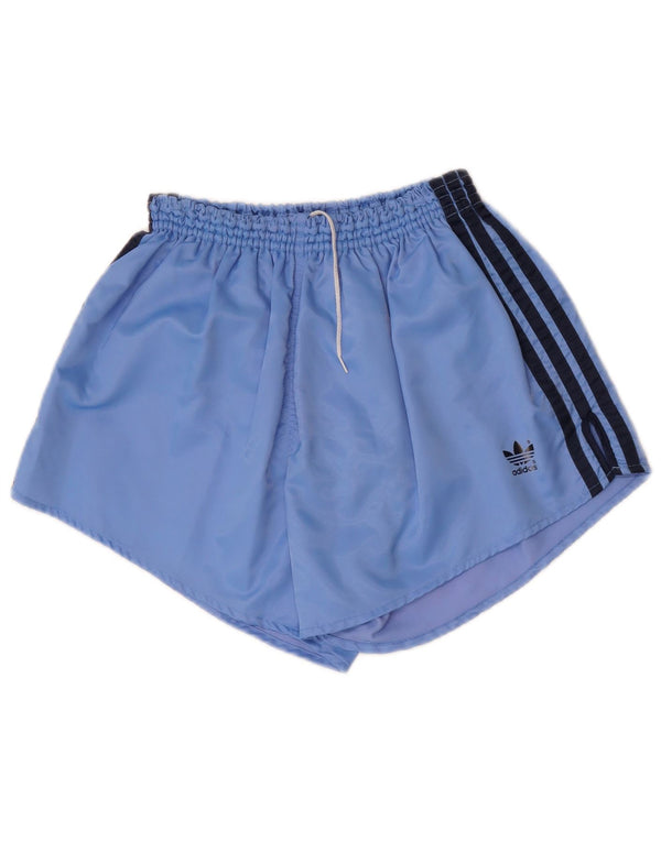 Adidas Womens Sport Shorts UK 18 XL Blue Polyamide