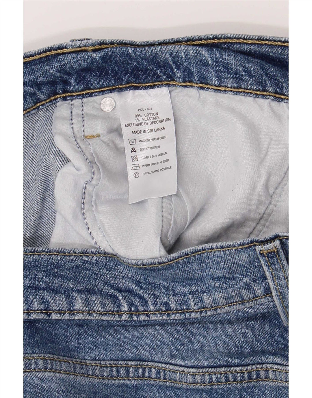 Vaqueros Levi's Mujer Rectos W34 L27 Algodón Azul