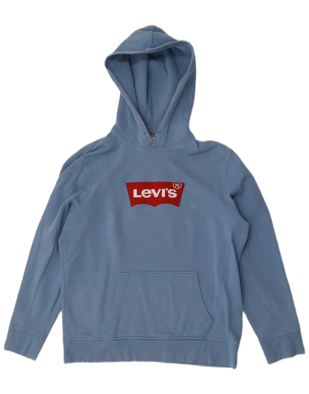 Levi's Hombre Sudadera Con Capucha Gráfica Jersey Grande De Algodón Azul