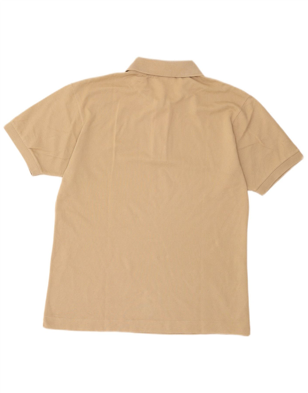 Lacoste Polo de ajuste clásico para hombre, talla 4, algodón beige mediano