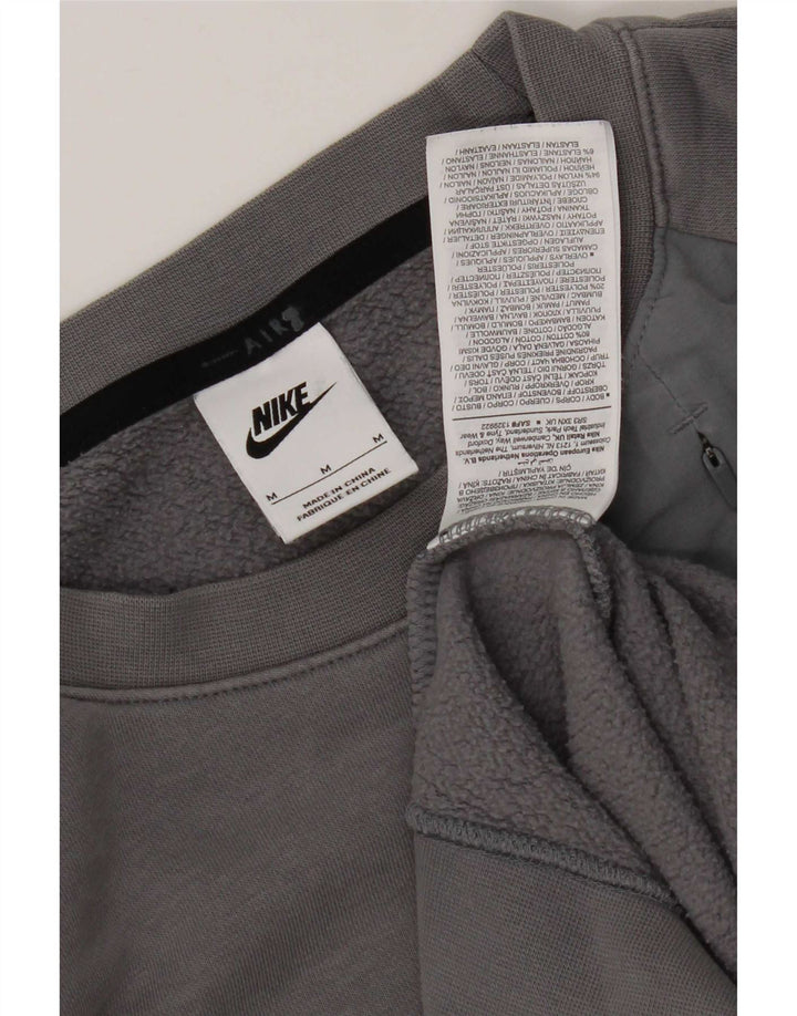 Nike Hombre Sudadera Gráfica Jersey De Algodón Gris Medio