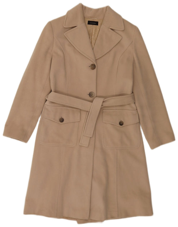 Abrigo para mujer Caractere UK 40 Grande Lana virgen beige