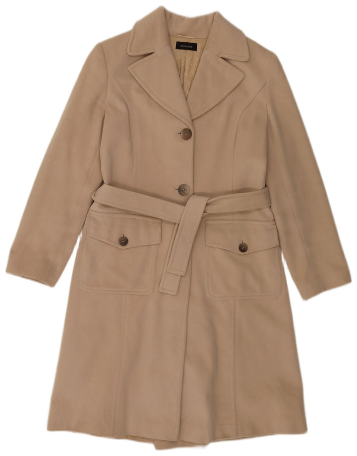 Abrigo para mujer Caractere UK 40 Grande Lana virgen beige