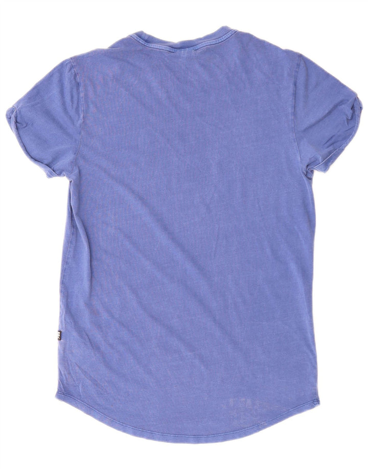 G-Star Hombre Camiseta Top Small Azul Algodón
