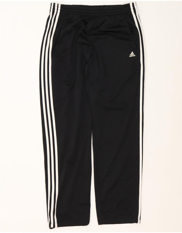 Adidas Pantalones de chándal para hombre UK 42/44 Large Negro Poliéster