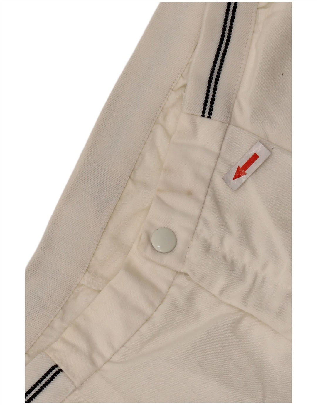 CAMPAGNOLO Pantalones cortos chinos para hombre IT 52 XL W36 Poliéster blanco