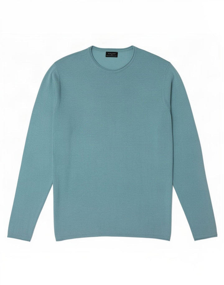 Zara Hombre Top Manga Larga XL Turquesa