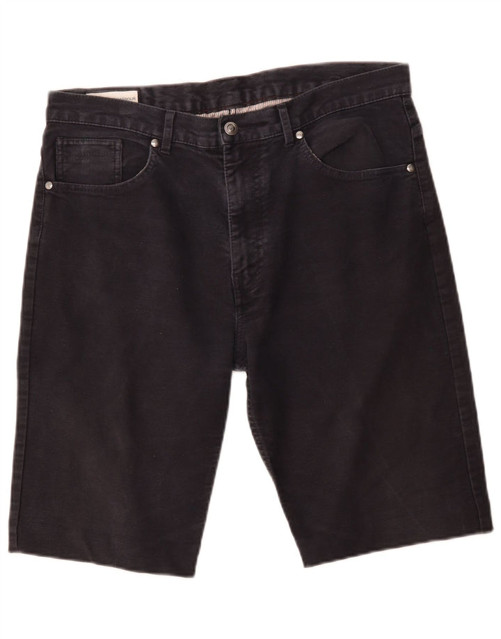 Marks & Spencer Pantalones cortos chinos Blue Harbor para hombre W34 Algodón azul marino grande