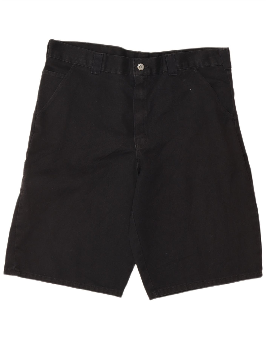 DICKIES Pantalones cortos cargo para hombre W36 Poliéster negro grande
