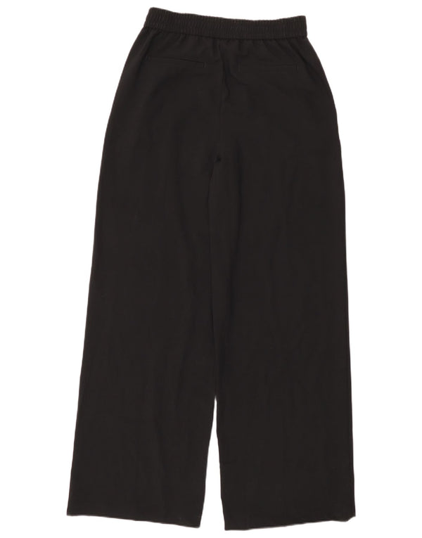 Marks & Spencer Pantalones chinos de cintura alta para mujer UK 10 Small W30 L31 Negro