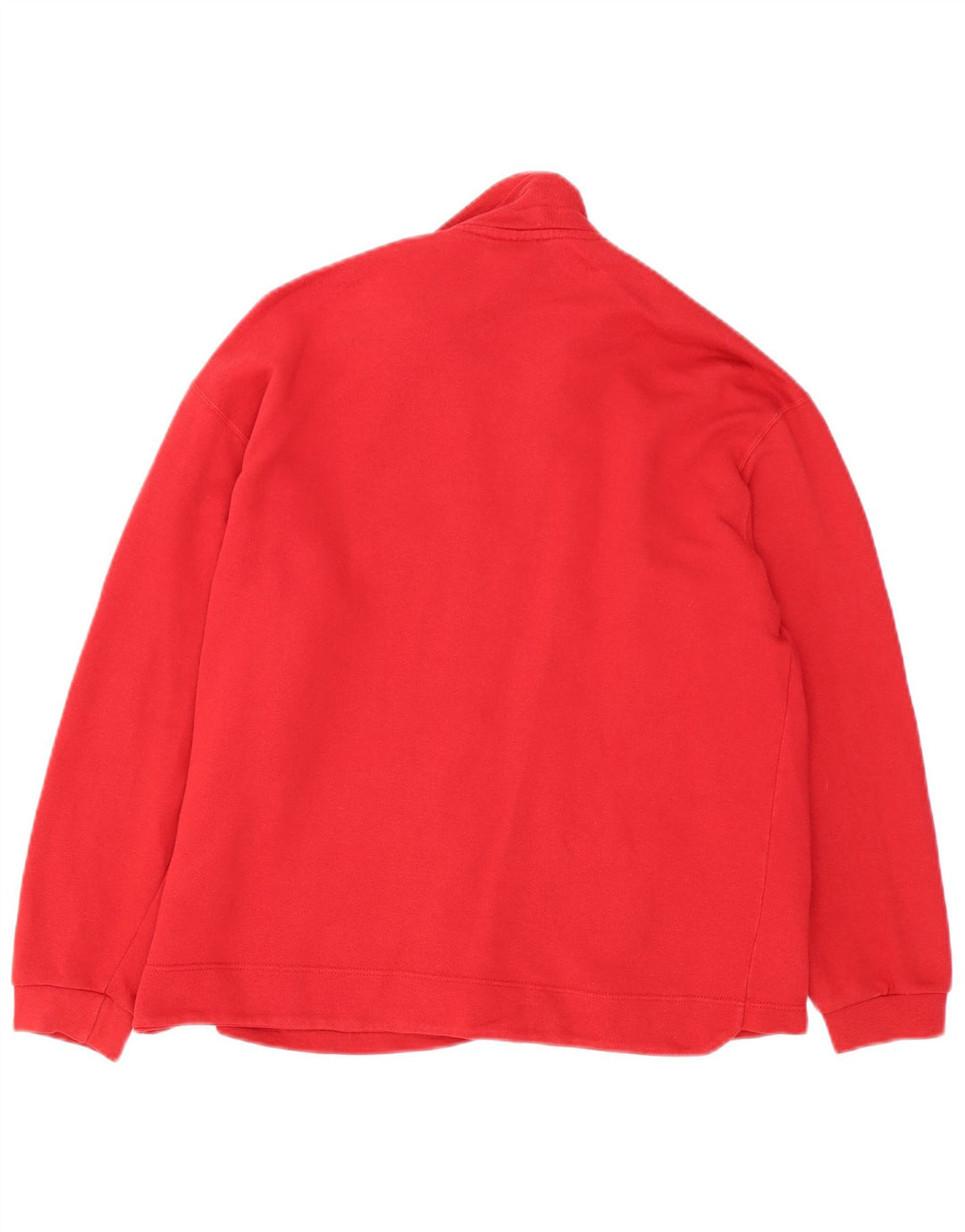 Asics Hombre Graphic Chándal Top Chaqueta Algodón Rojo Mediano